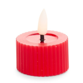 Conj. 2 Velas VERMELHAS Led 4.5cm